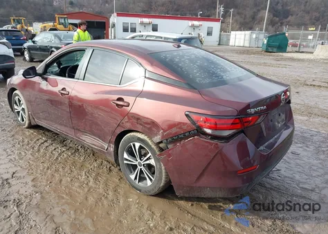 2021 Nissan Sentra Sv Xtronic Cvt z USA, uszkodzony, nr VIN 3N1AB8CV9MY205383